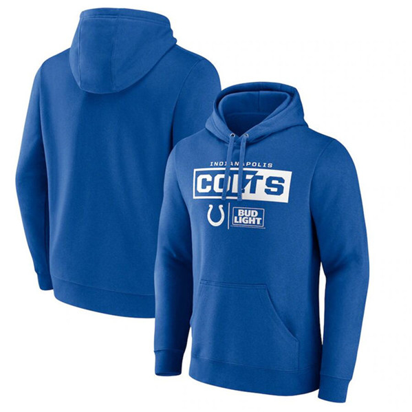 Men's Indianapolis Colts Blue x Bud Light Pullover Hoodie